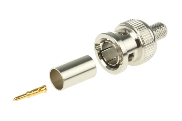 Product image for BNC Cable Plug straight 75ohm
