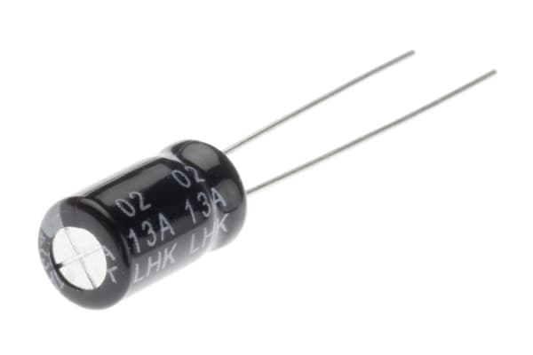 Product image for Radial alum cap, 330uF, 6.3V, 6.3x11