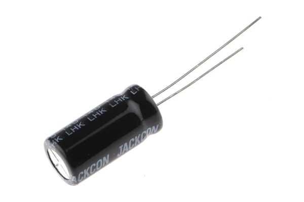 Product image for Radial alum cap, 1,500uF, 16V, 10x20