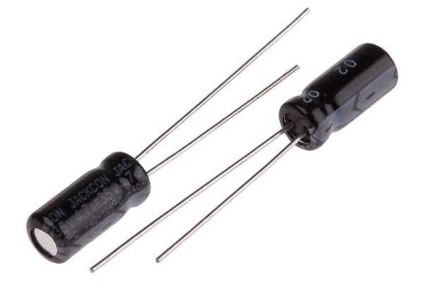 Product image for Radial alum cap, 4.7uF, 35V, 5x11