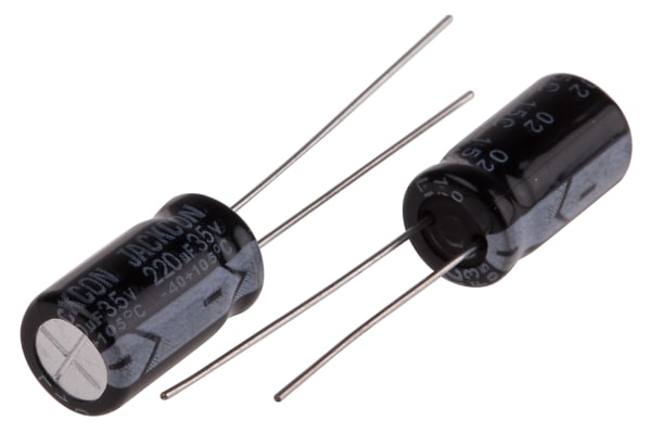 Product image for Radial alum cap, 220uF, 35V, 8x14