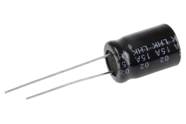 Product image for Radial alum cap, 470uF, 35V, 10x15