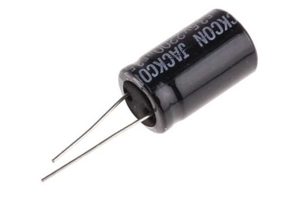 Product image for Radial alum cap, 2,200uF, 35V, 16x26