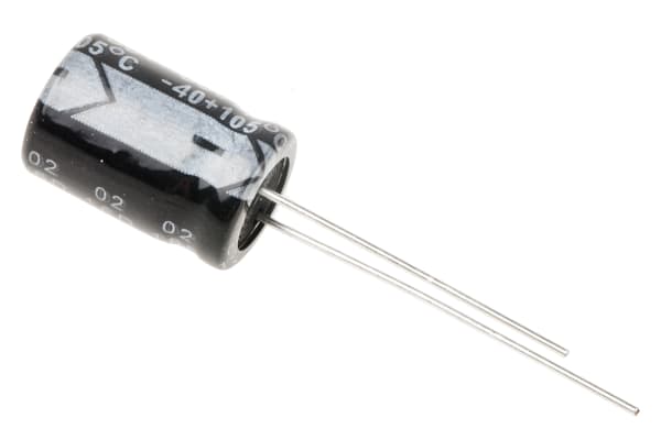Product image for Radial alum cap, 330uF, 50V, 10x15