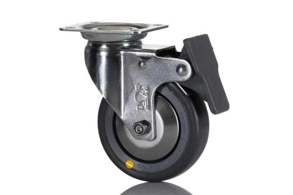 Product image for Antistatic swivel braked castor,80mm