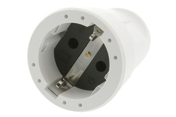 Product image for ABL Sursum Europe Mains Connector Type F - German Schuko, 16A, Cable Mount, 250 V