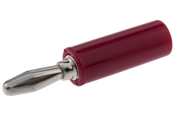 Product image for BANANA PLUG, 15 A, RED