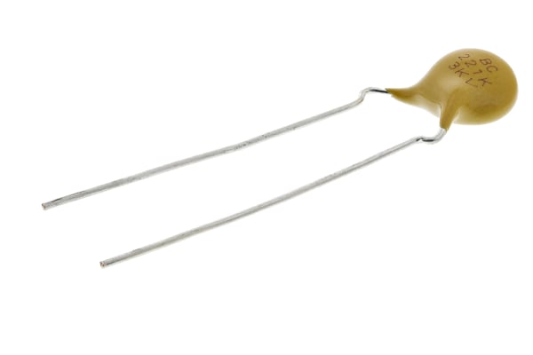 Product image for Ceramic disc capacitor class 1 3KV 220pF