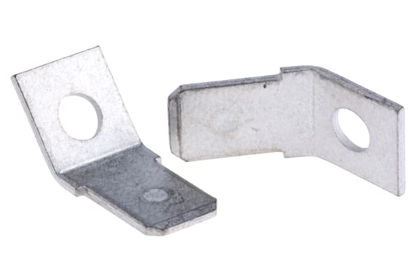 Product image for Tab terminal, stud mount,FASTON 250, 45°