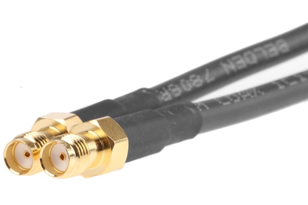 Product image for SMA(F) TO SMA(F) 3 METRE RF195 CABLE