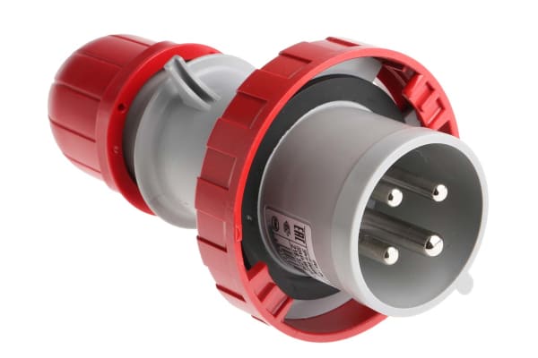 Product image for Glanded plug 3P+E 32A 400V IP67