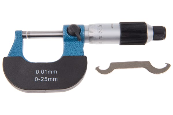 Product image for Micrometer with ratchet thimble