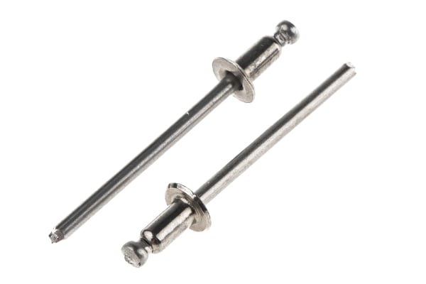 Product image for S-STEEL RIVET,3.2MM DIA 1.6-4.8MM GRIP