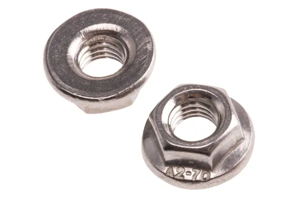 Product image for Stainless steel plain flange nut,M5