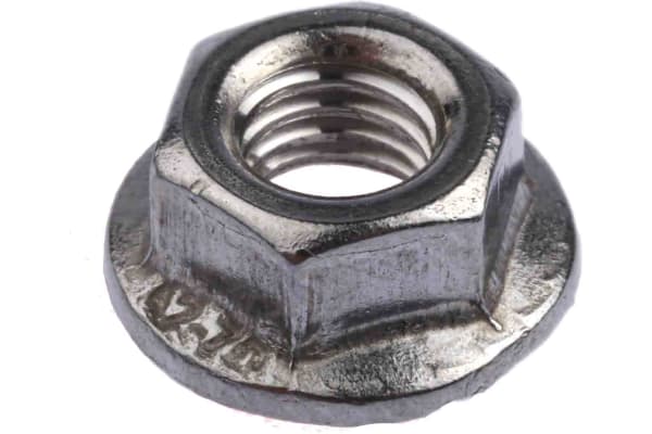 Product image for Stainless steel serrated flange nut,M5