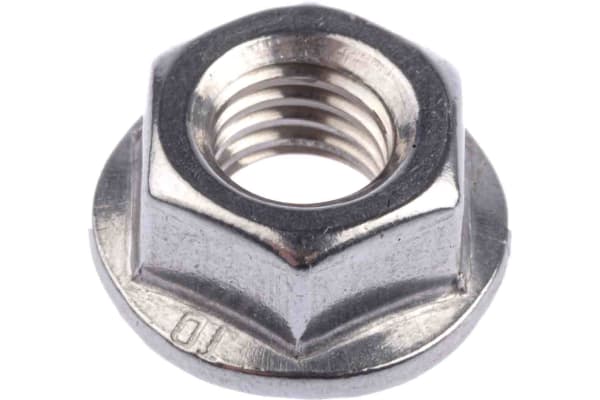 Product image for Stainless steel serrated flange nut,M8
