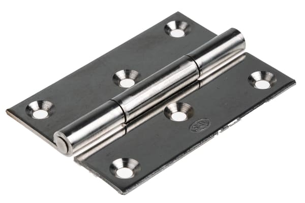 Product image for Stainless steel piano hinge, 70 x 50mm