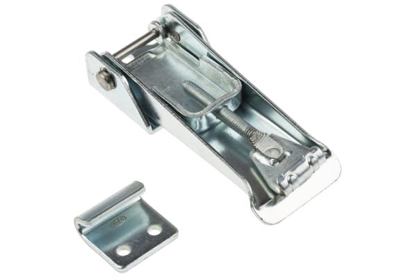 Product image for Large zinc plated steel adjustable latch