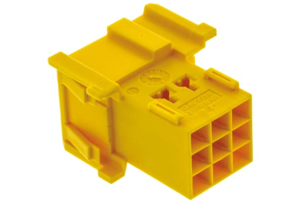 Product image for MCP 2.8 9 way tab housing, key A, yellow