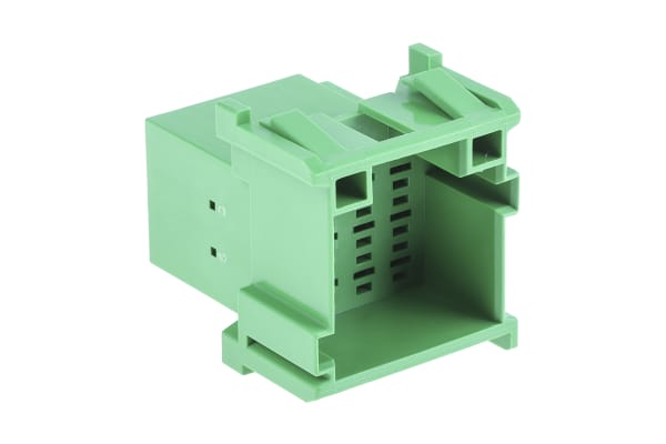 Product image for MCP 2.8 12 way tab housing, key A, green