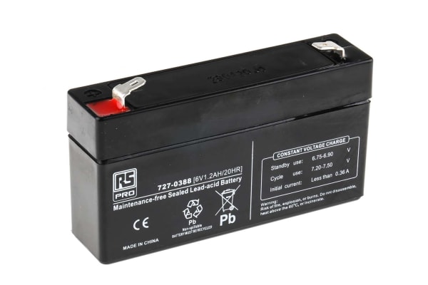 Product image for Normal AGM 6V 1.2Ah battery