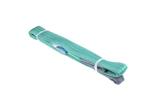 Product image for GREEN DUPLEX WEBBING SLING,2M 2TON