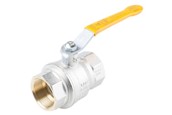 Product image for Gas lever handle ball valve 1 1/2in