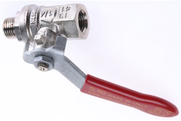 Product image for Lever handle ball valve 1/4in M-F