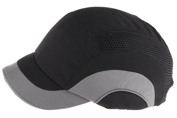 Product image for HARDCAP A1+, SHORT 5CM PEAK, BLACK/GREY