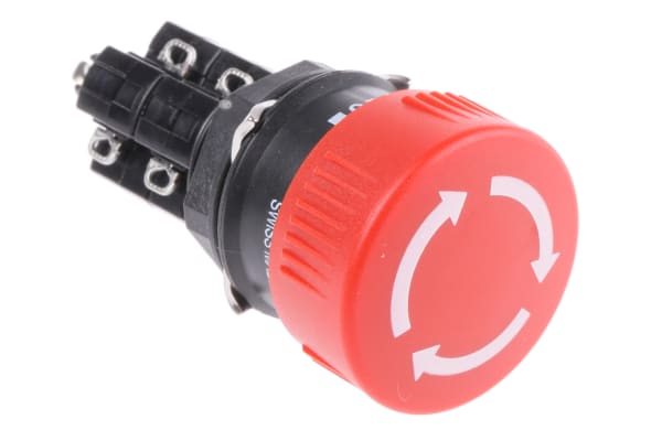 Product image for STOP SWITCH,TWIST RELEASE,51 SERIES,2C/O