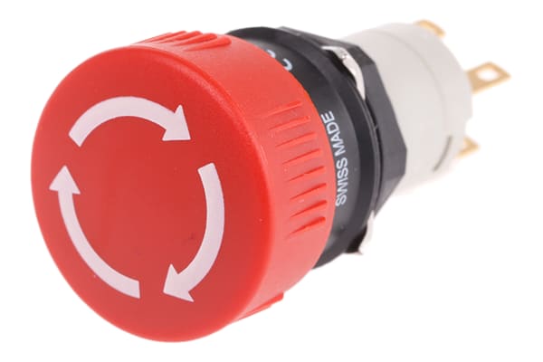 Product image for STOP SWITCH,TWIST RELEASE,51 SERIES,1C/O