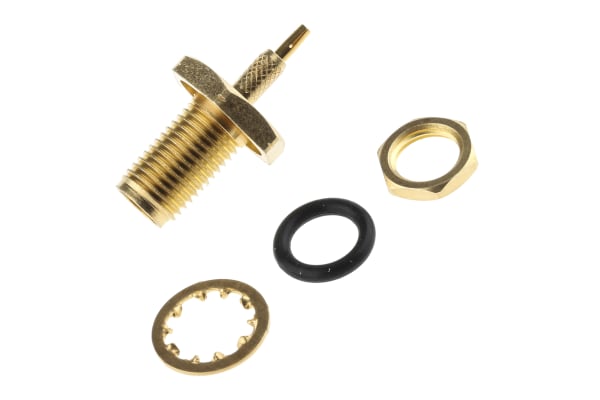 Product image for SMA bulkhead jack crimp for RG174/316