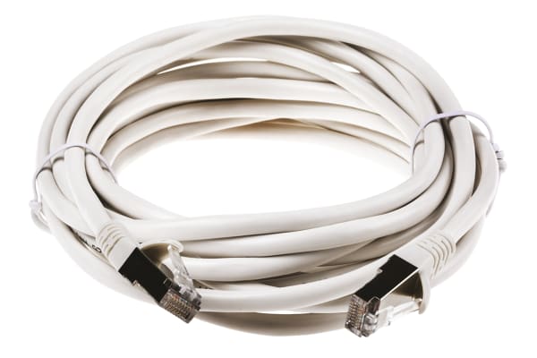 Product image for PATCH CORD CAT5E FTP 5M WHITE