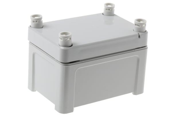 Product image for IP65 Grey Lid Enclosure, 95x65x60mm