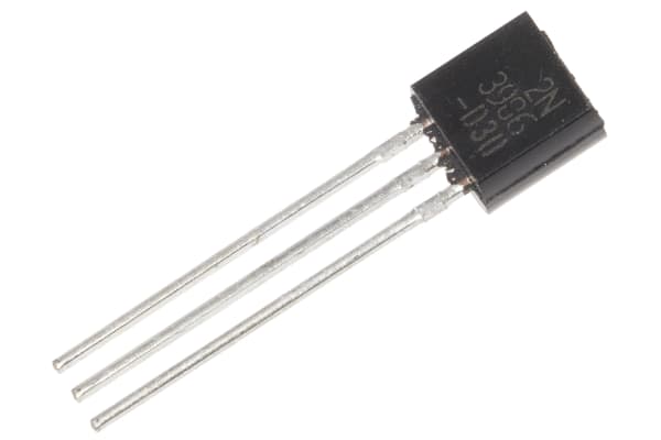 Product image for ON Semi 2N3906BU PNP Transistor, 200 mA, 40 V, 3-Pin TO-92