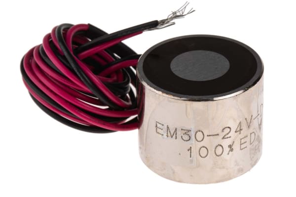 Product image for 30mm Dia. 24V Electro Holding Magnet