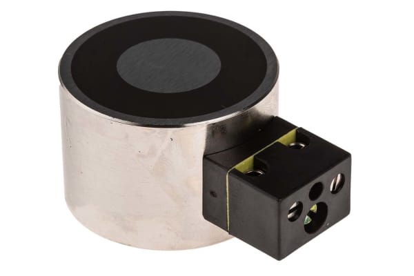 Product image for 40mm Dia. 12V Electro Holding Magnet