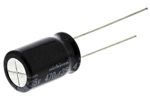 Product image for Nichicon 470μF Electrolytic Capacitor 35V dc, Through Hole - UVY1V471MPD