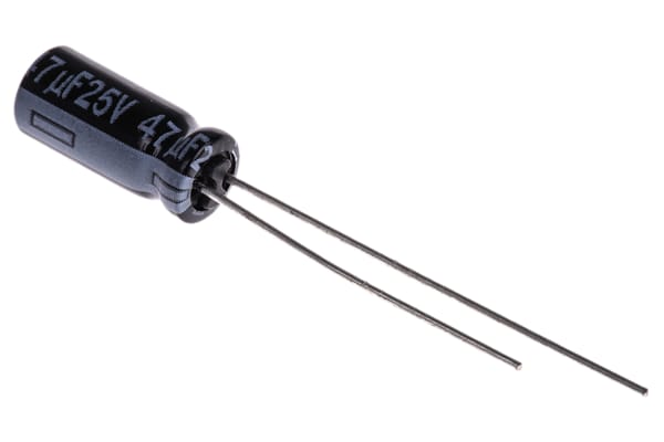 Product image for Capacitor Al FR 47uF 25V 5x11