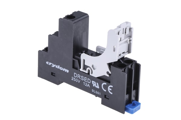 Product image for DIN RAIL MOUNT SOCKET FOR THE ED SERIES