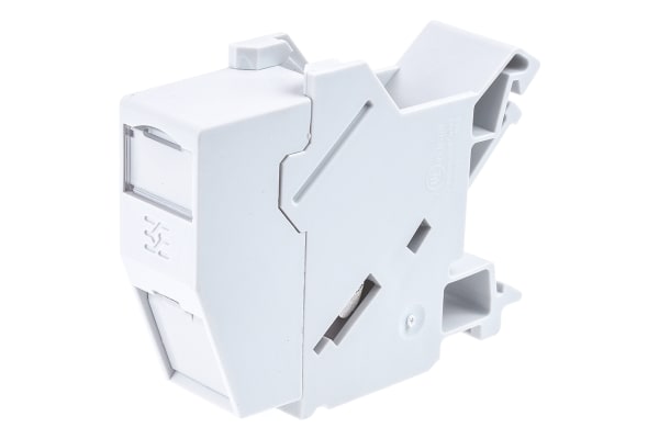Product image for TERMINAL RAIL OUTLET RJ45 COUPLER CAT6