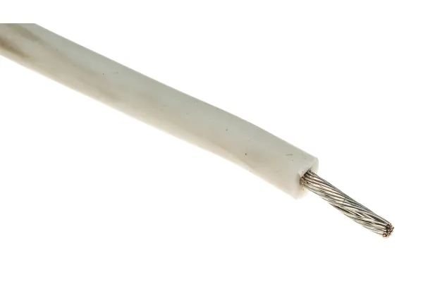 Product image for 15kV Silicone Wire UL3239 White AWG14