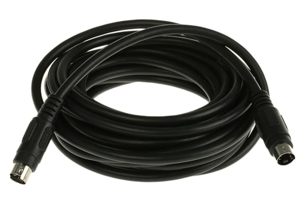 Product image for S-VHS plug to S-VHS plug lead 5m