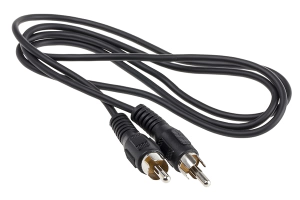 Product image for Phono plug to phono plug lead 1m