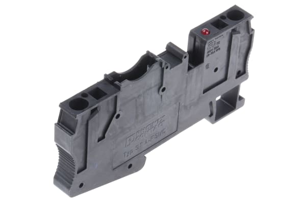 Product image for DIN Rail Fused Term Block with LED