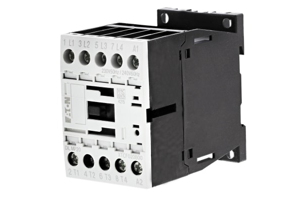 Product image for DILM CONTACTOR,14KW,20A,4 POLE,230VAC