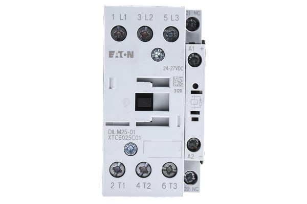 Product image for DILM CONTACTOR,11KW,24V,3 POLE,3 N/O