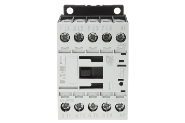 Product image for DILM CONTACTOR,14KW,20A,4 POLE,24VDC