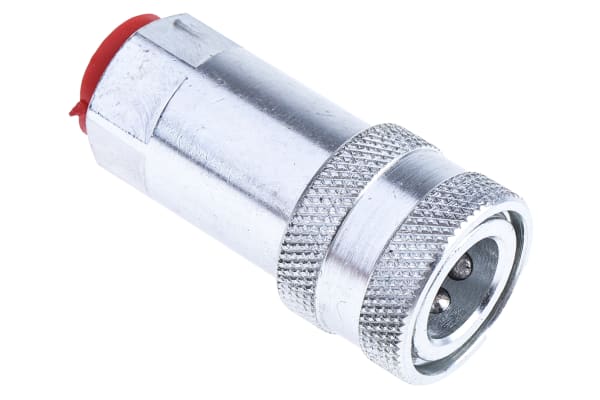 Product image for 1/4in BSP female self sealing coupler