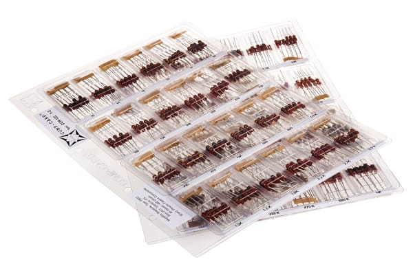 Product image for Nova, CCR-122 Metal Film, Axial 48 Resistor Kit, with 480 pieces, 10Ω → 1MΩ